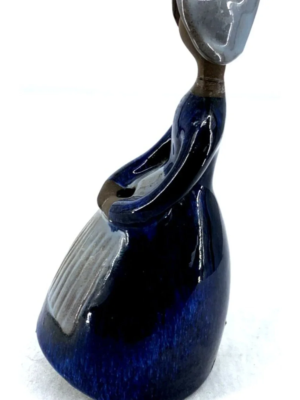 Jie Elsi Bourelius Blue Dress Girl Vase Pilgrim 7.5